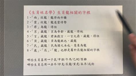 龍生肖姓名學|生肖屬龍的個性、守護神、生肖姓名學取用法則與忌用字庫－芷蘭。